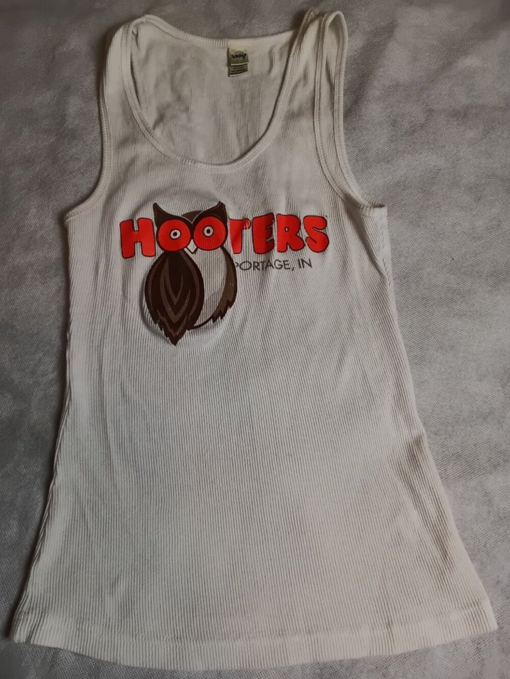 Hooters Uniform Tank Top Shirt Petite XL PXL Portage Indiana